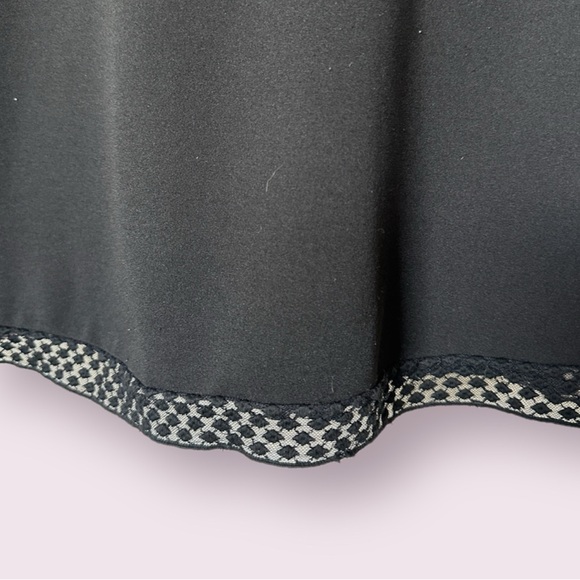 Gianni Bini black cocktail women’s dress A-line bell sleeves above knee Medium - Picture 8 of 10